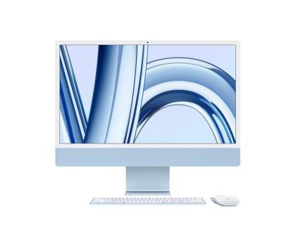 Komputer All In One Apple iMac 24 M3/8GB/256/MacOS Retina 4,5K Niebieski 8R GPU